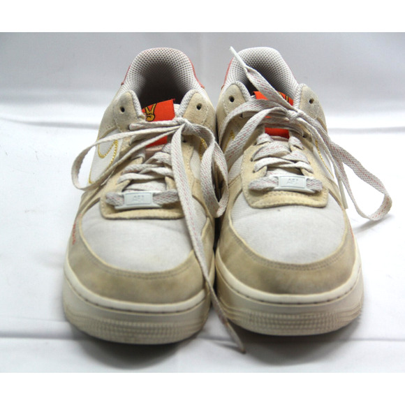 Nike Air Force 1 Low Peace Shoes Women’s Size 7.5 History White Suede Sneakers - Picture 4 of 9